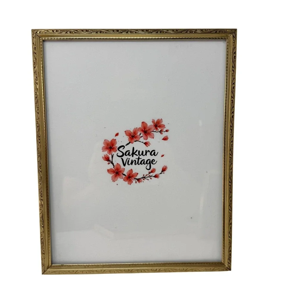 Set‎ of 5 Vintage Brass Photo Frames Gallery Wall Collection 1980s 1990s